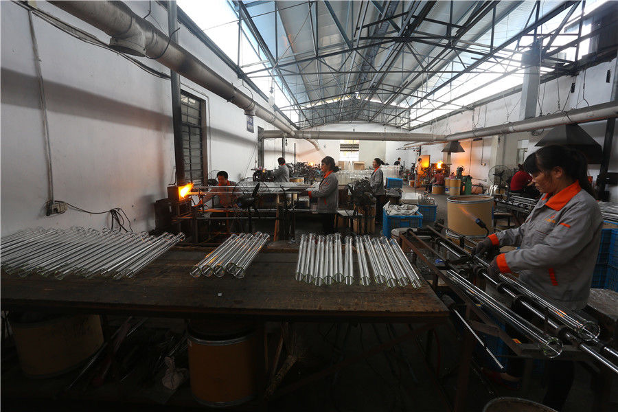 Nantong Sanjing Chemglass Co.,Ltd manufacturer production line