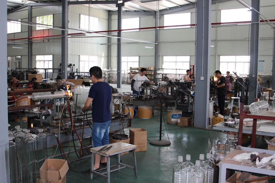 Nantong Sanjing Chemglass Co.,Ltd manufacturer production line